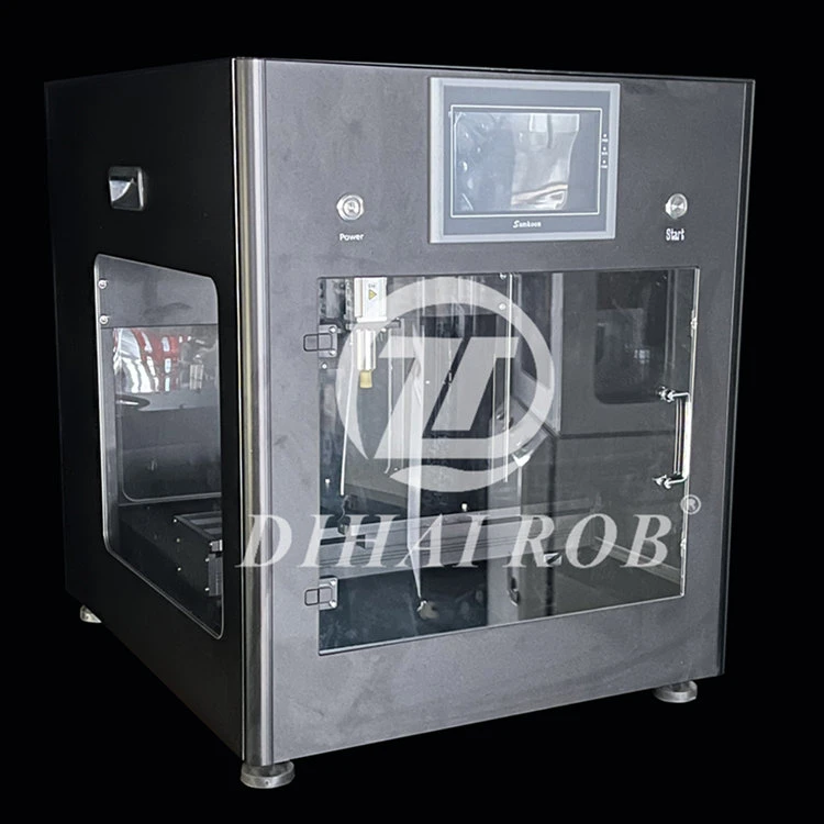 Máquina de tampa do tipo de parafuso semi -automática do tipo de mesa rotativa