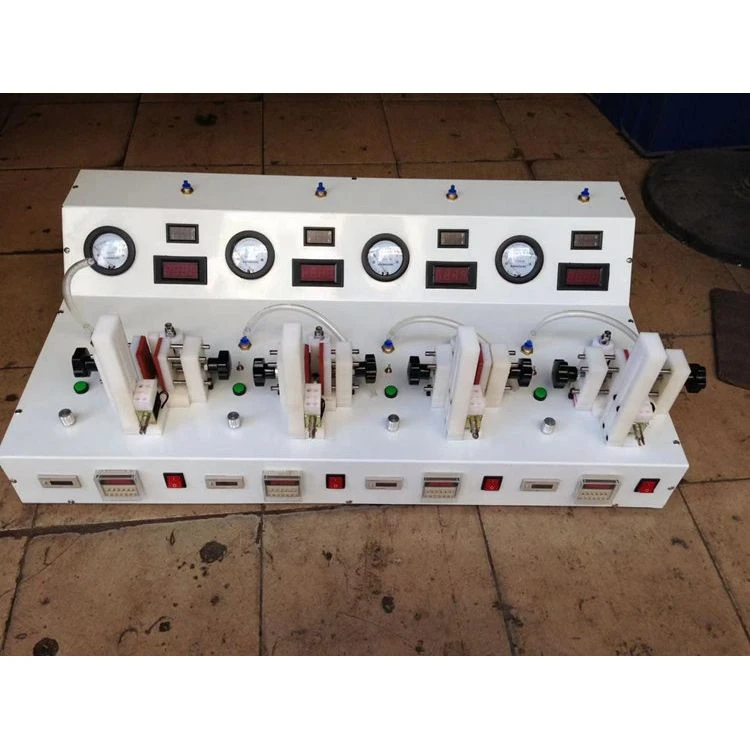 Máquina de testes de haste de bateria de cartucho de quatro estações