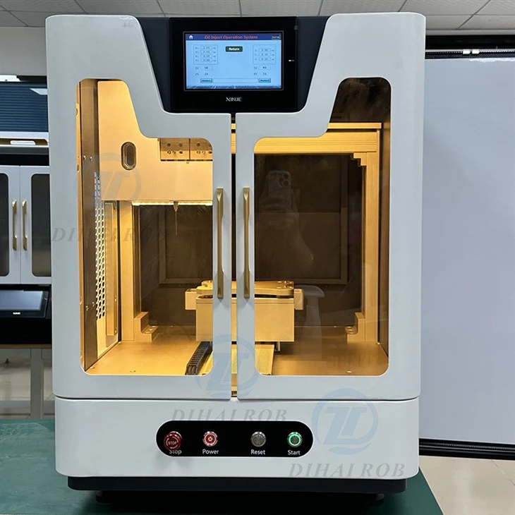 CBD Máquina de óleo de enchimento totalmente automática Uma máquina de injeção de óleo de agulha